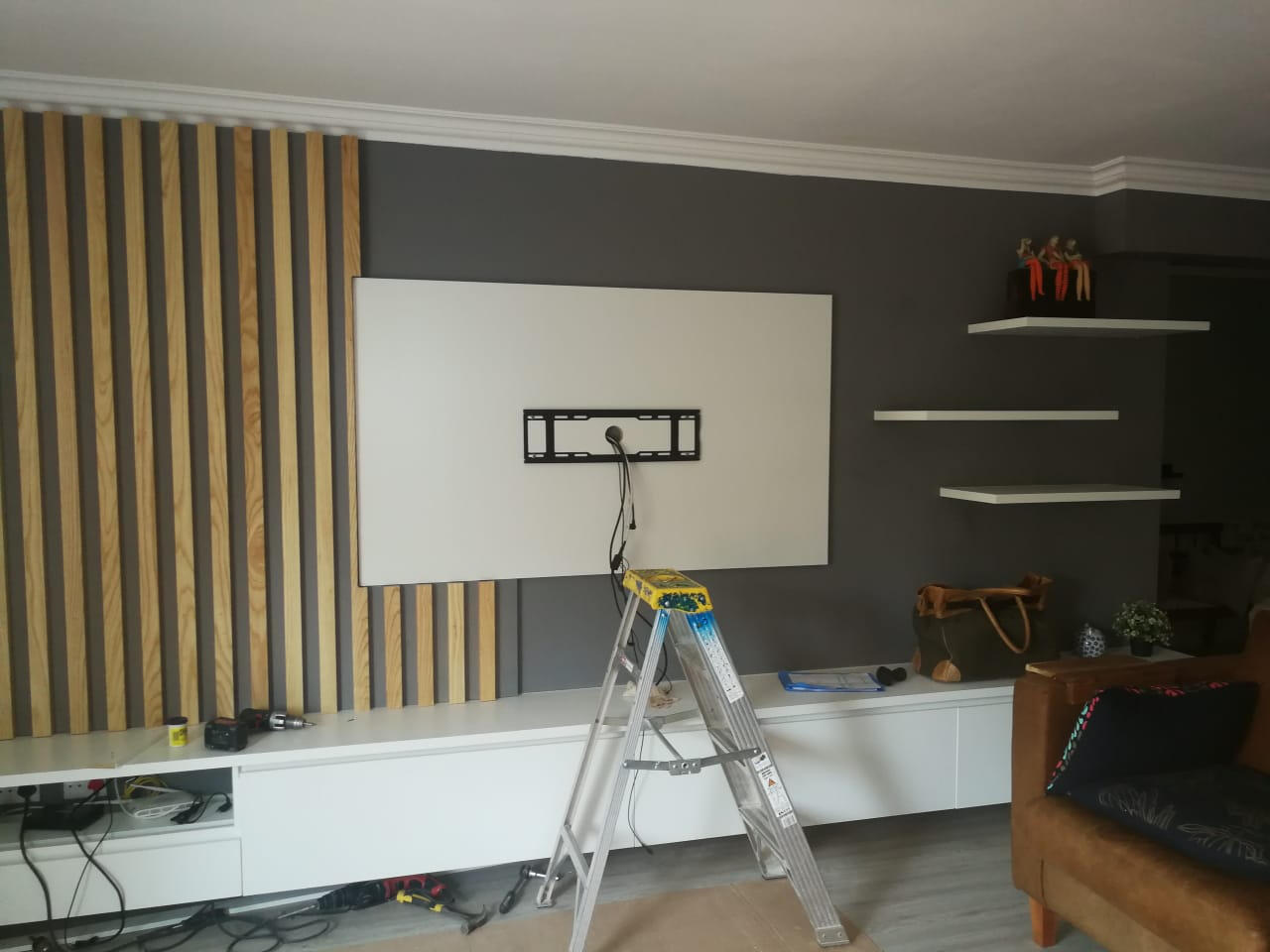 Wood paneling Shake up an old favourite spot with wood panelling for a modern look.